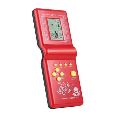 Console di gioco portatile Tetris Brick Game con 7 giochi integrati,