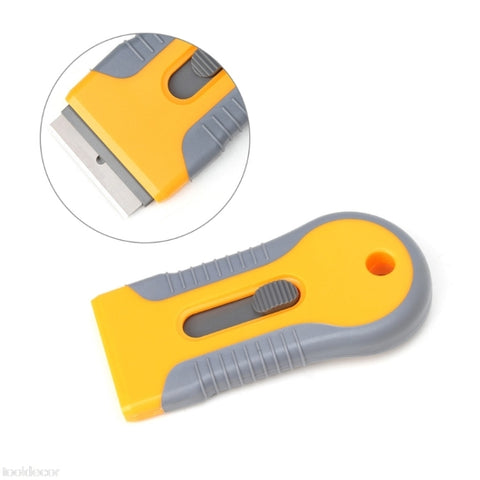 Lama per la rimozione del vetro architettonico del rasoio con manico in plastica da 3 pezzi, Plastic Handle Razor