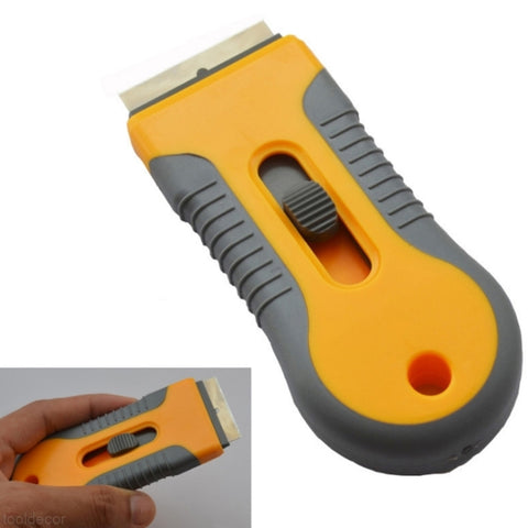 Lama per la rimozione del vetro architettonico del rasoio con manico in plastica da 3 pezzi, Plastic Handle Razor