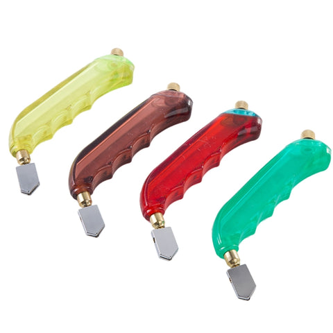 Tagliatrice di vetro professionale per bottiglie in carburo di tungsteno riempita d'olio, consegna a colori casuale, Glass Cutting Machine