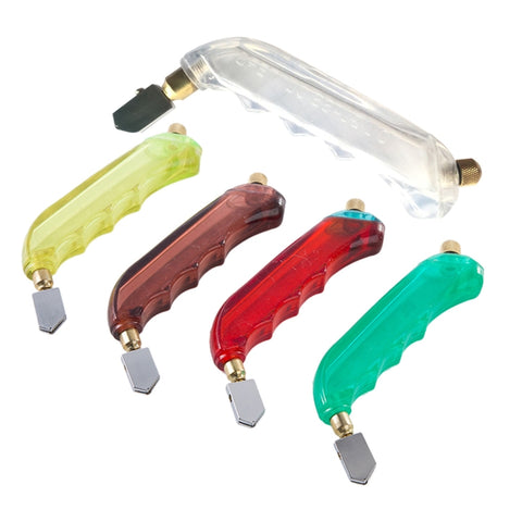 Tagliatrice di vetro professionale per bottiglie in carburo di tungsteno riempita d'olio, consegna a colori casuale, Glass Cutting Machine