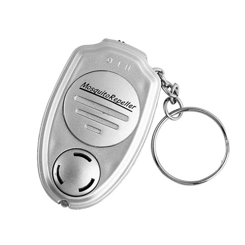 Portachiavi con assassino elettronico di zanzare ad ultrasuoni, repellente magnetico per topi, mini portachiavi portatile da esterno, Mosquitoes Killer Key Ring