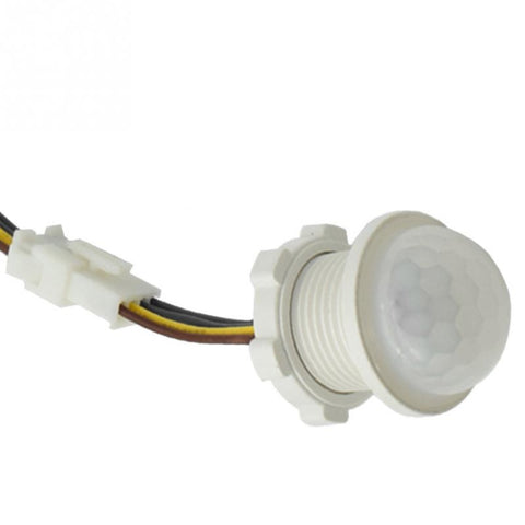 Sensore di movimento a luce infrarossa per interni ed esterni Interruttore PIR a ritardo di tempo Lampada da notte sensibile a LED, CA 220V