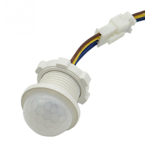 Sensore di movimento a luce infrarossa per interni ed esterni Interruttore PIR a ritardo di tempo Lampada da notte sensibile a LED, CA 220V