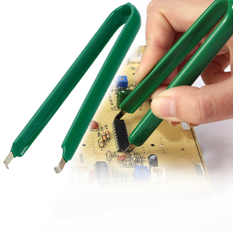 Pinzette per dissaldatura a blocco integrato con chip estrattore IC da 10 pezzi, 1pc