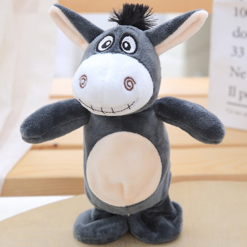 Giocattolo interattivo per animali domestici elettronico Smart Walking Talking Small Donkey Regalo di compleanno per bambini, Small Donkey