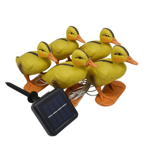 Lampada decorativa da esterno per cortile a energia solare Duck