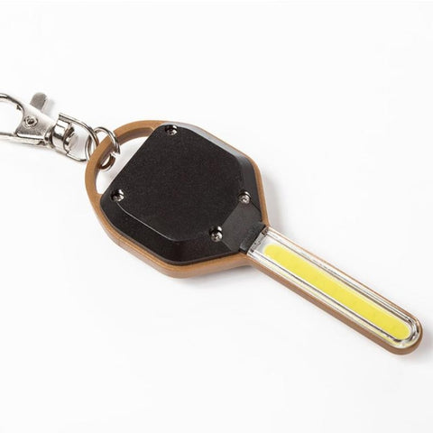 Mini portachiavi tascabile con luce bianca a LED per portachiavi con torcia per esterni