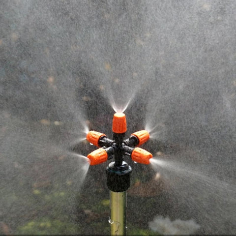 2 ugelli a spruzzo Cross Five Outlet Spray per irrigazione per serre da giardinaggio, Cross Five Outlet Spray Nozzle
