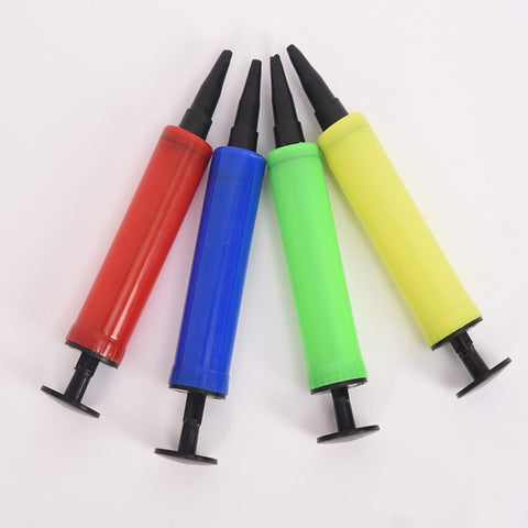 Pompa a palloncino 2PCS Mini pompa ad aria per gonfiaggio a palloncino tenuta in mano in plastica Strumenti di decorazione portatili, colore casuale, Balloon Pump