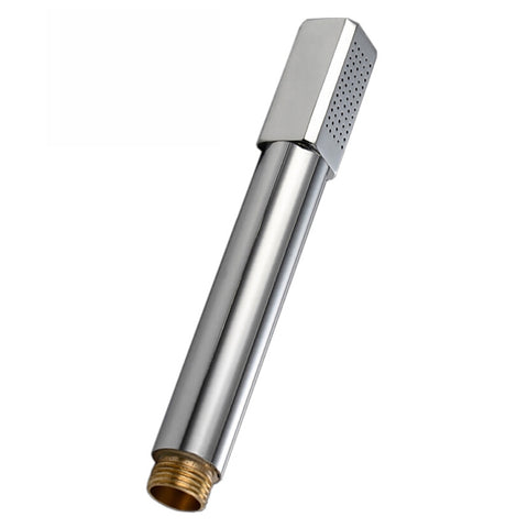 Doccia a mano rotonda in rame puro cromato per bagno, Round Hand Shower