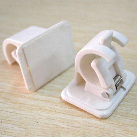 Clip per appendere la tenda della doccia della tenda della clip dell'estremità del gancio di 2 pezzi, Hanging Clip