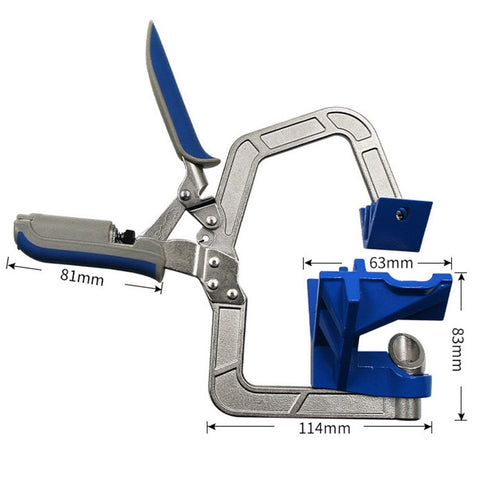 Strumento di fissaggio ad angolo retto per fori fissi per la lavorazione del legno, Woodworking Fixed Hole Punch