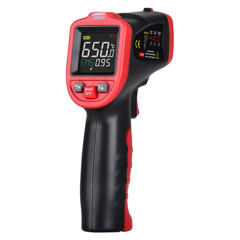Wintact WT323A -50 gradi C~650 gradi C Termometro digitale a infrarossi portatile senza contatto per esterni, WT323A