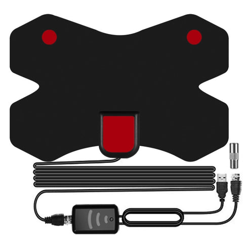 MYC-HDTV050 Antenne X Shield 25 dB 4K HDTV, port de prise de vue : 150 miles, MYC-HDTV050