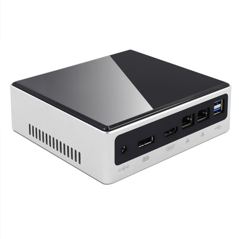 Mini PC HYSTOU M3 con sistema Windows/Linux, Intel Core I7-8559U 4 Core 8 thread fino a 4,50 GHz, supporto M.2, 32 GB RAM DDR4 + 1 TB SSD, 32GB RAM 1TB SSD