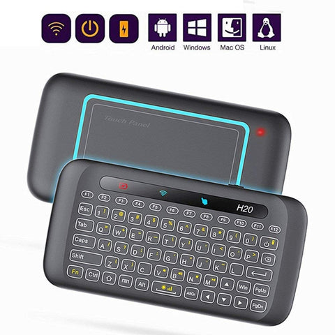 Mini tastiera touch multi-touch wireless intelligente H20 da 2,4 GHz, H20 Multi-Touch Keyboard