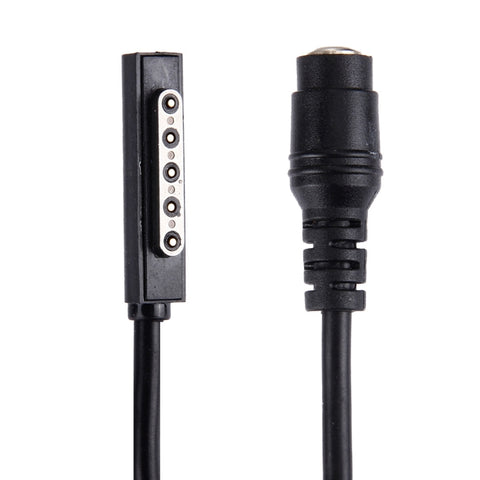 Microsoft 5 broches magnétique à 5,5 x 2,5 mm femelle adaptateur d'interface d'alimentation prise de courant pour Microsoft Surface RT/Pro 2/Pro 1 tablette