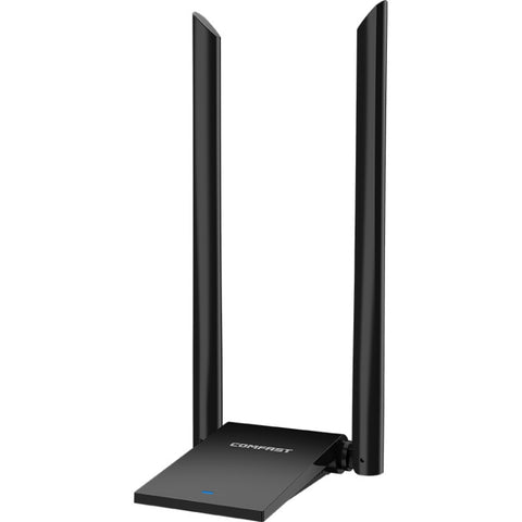COMFAST CF-WU782ACV2 1300Mbps Dual-band Wifi Adattatore di rete USB con 2 antenne, CF-WU782ACV2