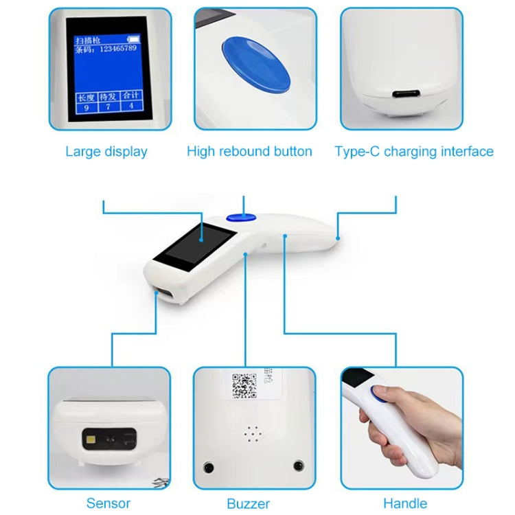 High-Speed Wireless Barcode Scanner for Efficient Scanning