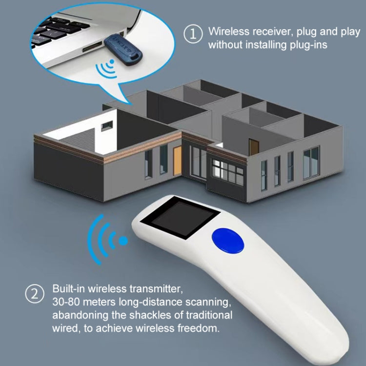 High-Speed Wireless Barcode Scanner for Efficient Scanning