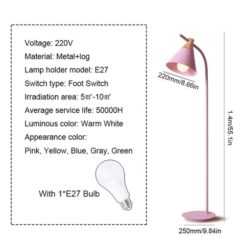 Lampe de table verticale Macaron de terre