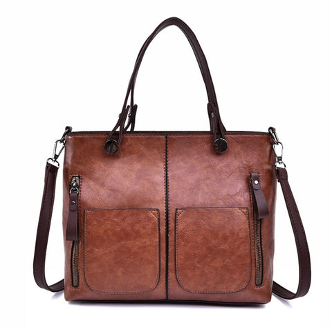 Borsa a tracolla per borsa da donna casual in PU alla moda