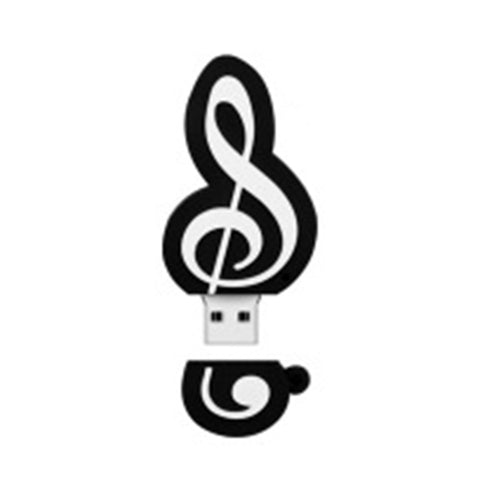 Chiavetta USB 2.0 da 16 GB per l'archiviazione di note musicali