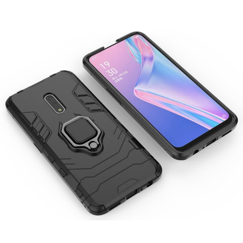 Custodia protettiva antiurto PC + TPU per OPPO K3 /Realme X, con supporto ad anello magnetico, For OPPO K3