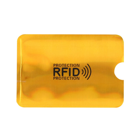 Custodia RFID per carte di credito in alluminio - Confezione da 20