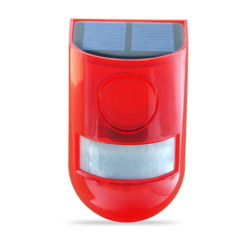 Allarme acustico luminoso ad energia solare Allarme antifurto IP65 impermeabile 110 dB - Novalix Store