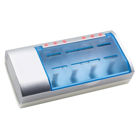 Caricabatteria CA 100 - 240 V a 4 slot per batterie AA, AAA e C/D, spina AU - Novalix Store