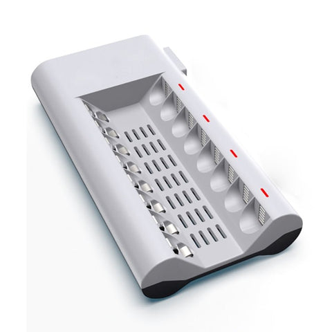 Caricabatteria da 100 - 240 V a 8 slot per batterie AA e AAA, spina AU - Novalix Store
