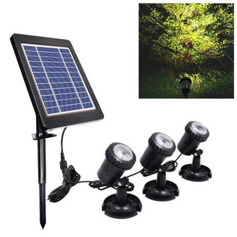 Faretto solare per immersione in piscina a luce calda 3 in 1, Warm Light - Novalix Store