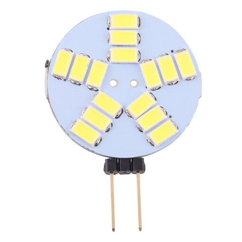 G4 15 LED SMD 5730 400LM 2800 - 3200K Dimmerazione continua a risparmio energetico Lampadina con base a pin, DC 12V, G4 15LEDs SMD 5730 400LM, G4 15 LEDs SMD 5730 400LM - Novalix Store