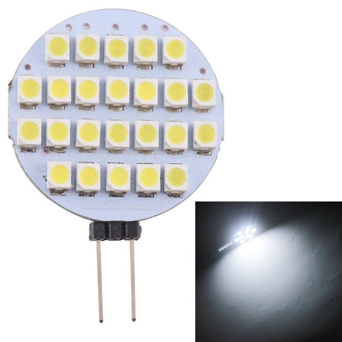 G4 24 LED SMD 3528 168LM 2800 - 3200K Dimmerazione continua a risparmio energetico Lampadina con base a pin, DC 12V, G4 24 LEDs SMD 3528 168LM - Novalix Store