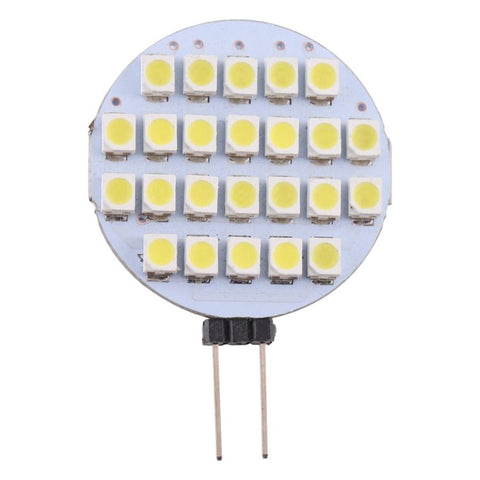 G4 24 LED SMD 3528 168LM 2800 - 3200K Dimmerazione continua a risparmio energetico Lampadina con base a pin, DC 12V, G4 24 LEDs SMD 3528 168LM - Novalix Store