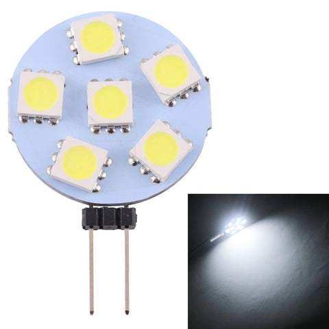 G4 6 LED SMD 5050 72LM 2800 - 3200K Dimmerazione continua a risparmio energetico Lampadina con base a pin, DC 12V, G4 6LEDs SMD 5050 72LM, G4 6 LEDs SMD 5050 72LM - Novalix Store