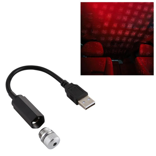 Interfaccia USB Luce per atmosfera di flessione a 360 gradi per uso domestico e per auto, colore chiaro: rosso, Light Color: Red - Novalix Store