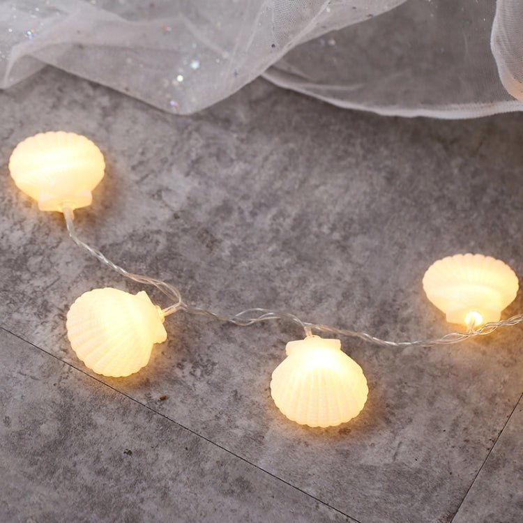 Lampada decorativa fata calda a 20 LED in stile adolescente per Natale, matrimonio, camera da letto, Shell Shape - Novalix Store