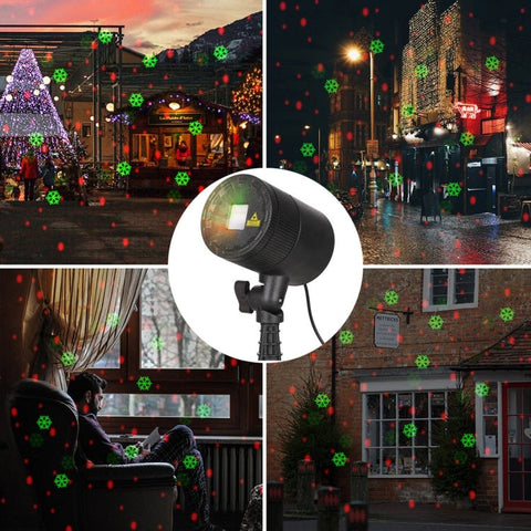 Mini lampada da esterno dinamica con laser rosso + verde, CMF - A103 - Novalix Store