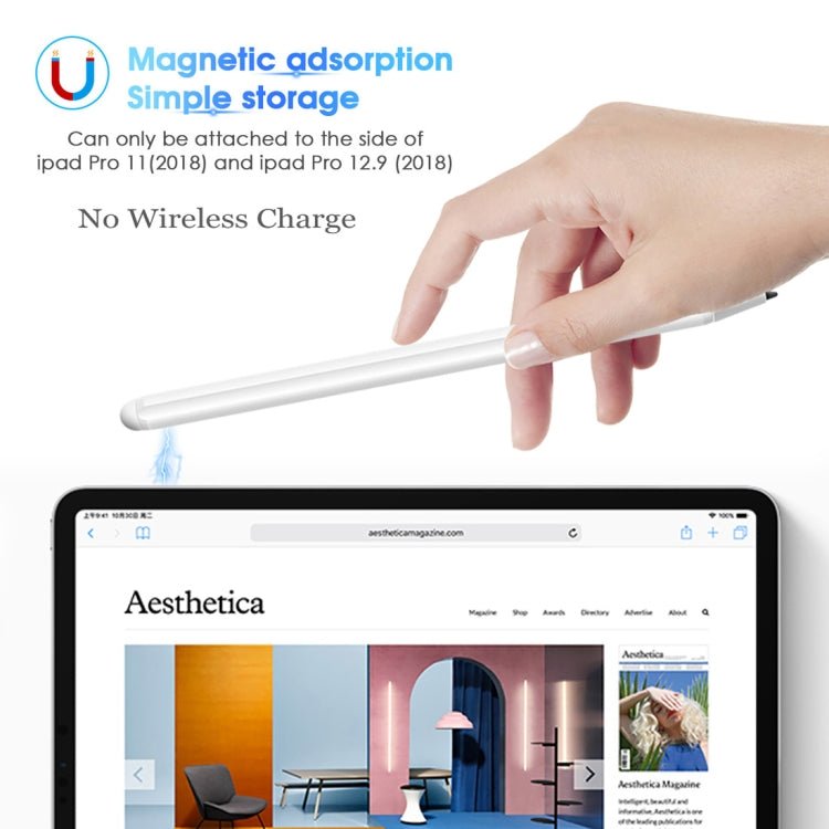 Pennino superfine dal design magnetico da 1,4 - 2,3 mm che impedisce il tocco accidentale della penna stilo per schermo capacitivo scritta a mano - Novalix Store