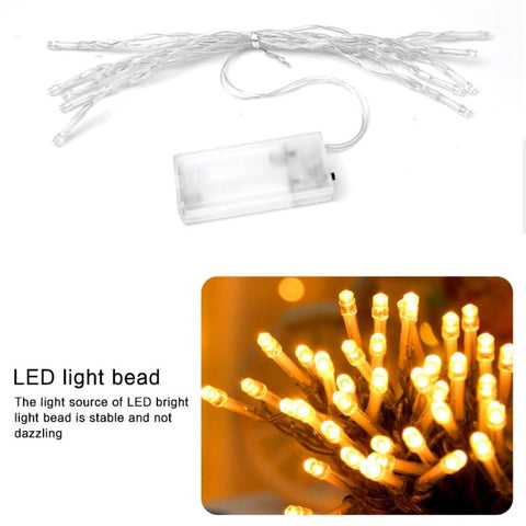 Stringa di luci decorative a LED con pupazzo di neve di Natale da 1,5 m e 10 luci, Christmas Snowman - Novalix Store