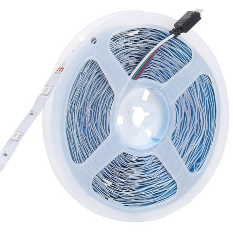 Striscia luminosa RGB impermeabile da 10 m 300 LED SMD 5050 IP44 con telecomando a 24 tasti, spina europea, 10m 300 LEDs IP44 - Novalix Store