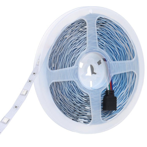 Striscia luminosa RGB impermeabile da 20 m 600 LED SMD 5050 IP44 con Bluetooth a 24 tasti + telecomando musicale, presa EU, 20m 600 LEDs IP44 - Novalix Store