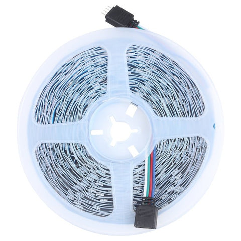 Striscia luminosa RGB impermeabile da 20 m 600 LED SMD 5050 IP44 con Bluetooth a 24 tasti + telecomando musicale, presa EU, 20m 600 LEDs IP44 - Novalix Store