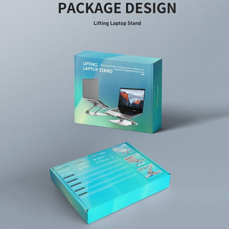 Supporto per laptop regolabile con sollevamento R - JUST, Laptop Stand - Novalix Store