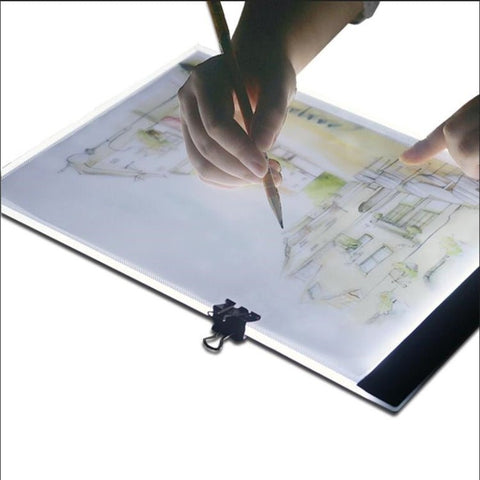 Ultra - sottile formato A4 USB portatile LED Artcraft Tracing Light Box Lavagna per copia Controllo della luminosità per artisti Disegno Schizzi Animazione e visualizzazione a raggi X, Brightness Control - Novalix Store